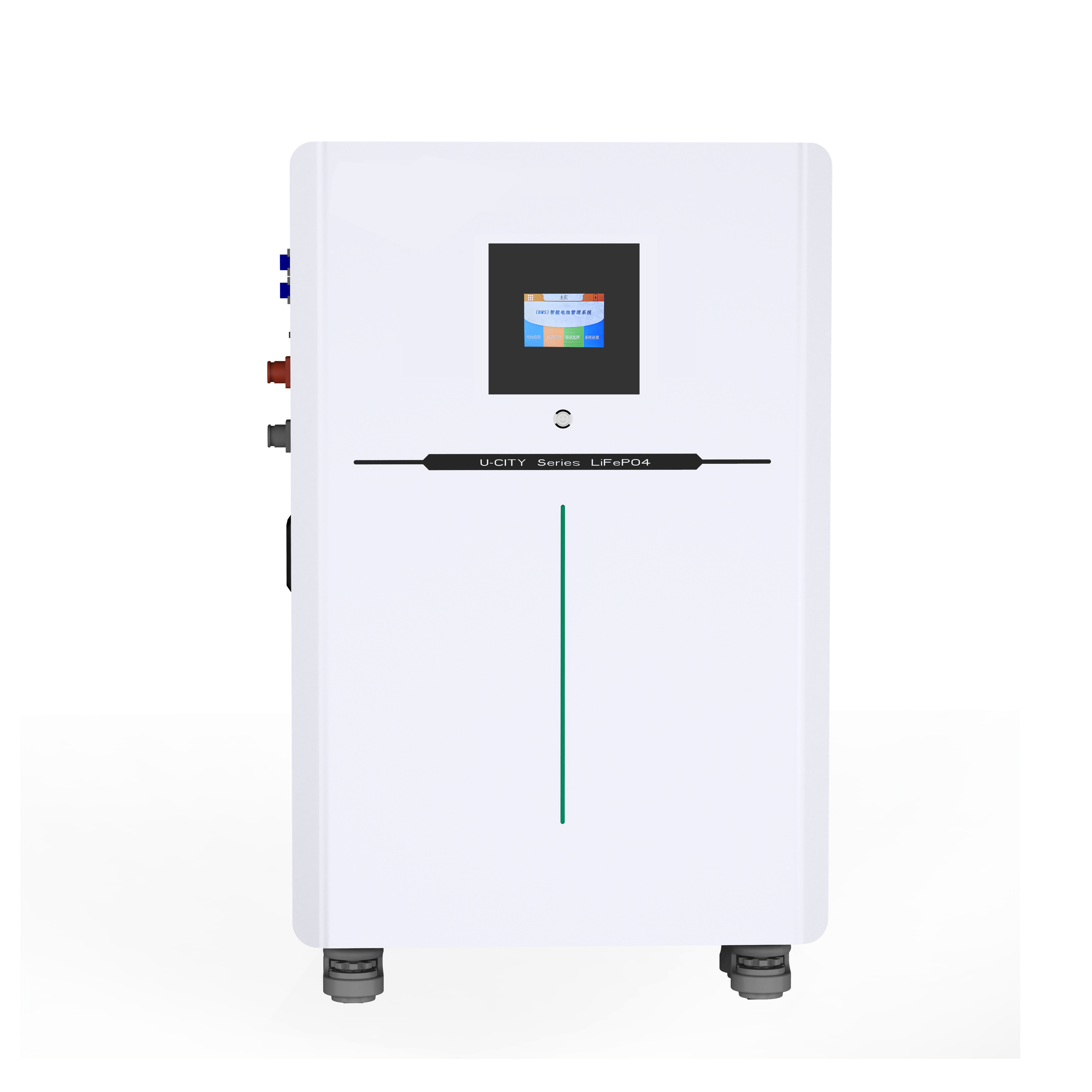Système de bâti de mur de stockage d'énergie solaire de batterie de la maison Lifepo4 de support de plancher 48v 200ah