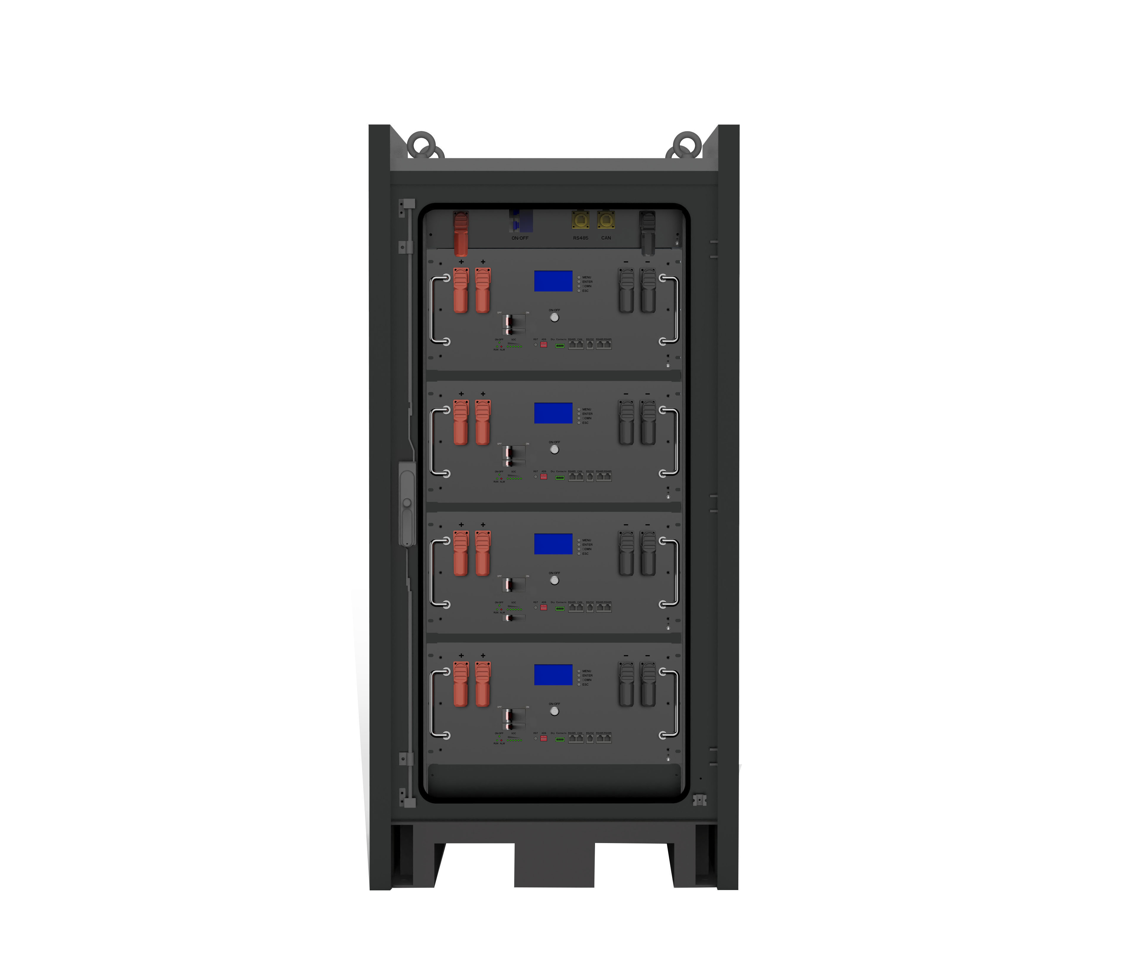 Batterie au lithium-ion de stockage d'énergie du système solaire 48 V avec support de serveur