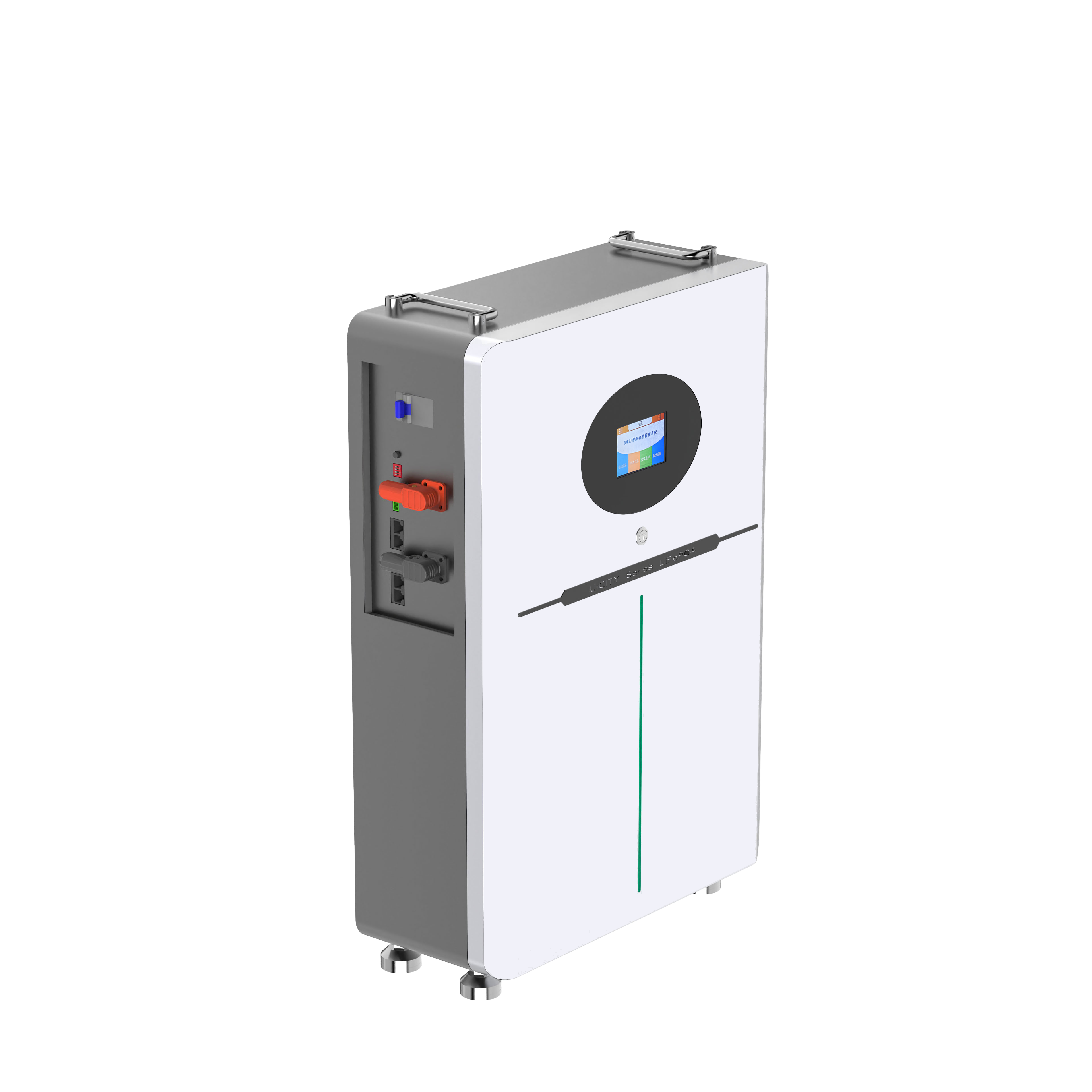 Batterie au Lithium-Ion sur pied de stockage d'énergie solaire domestique LiFePO de 48V 5KWh 10KWh 15KWh
