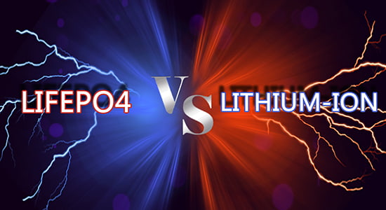 LiFePO4 contre lithium-ion