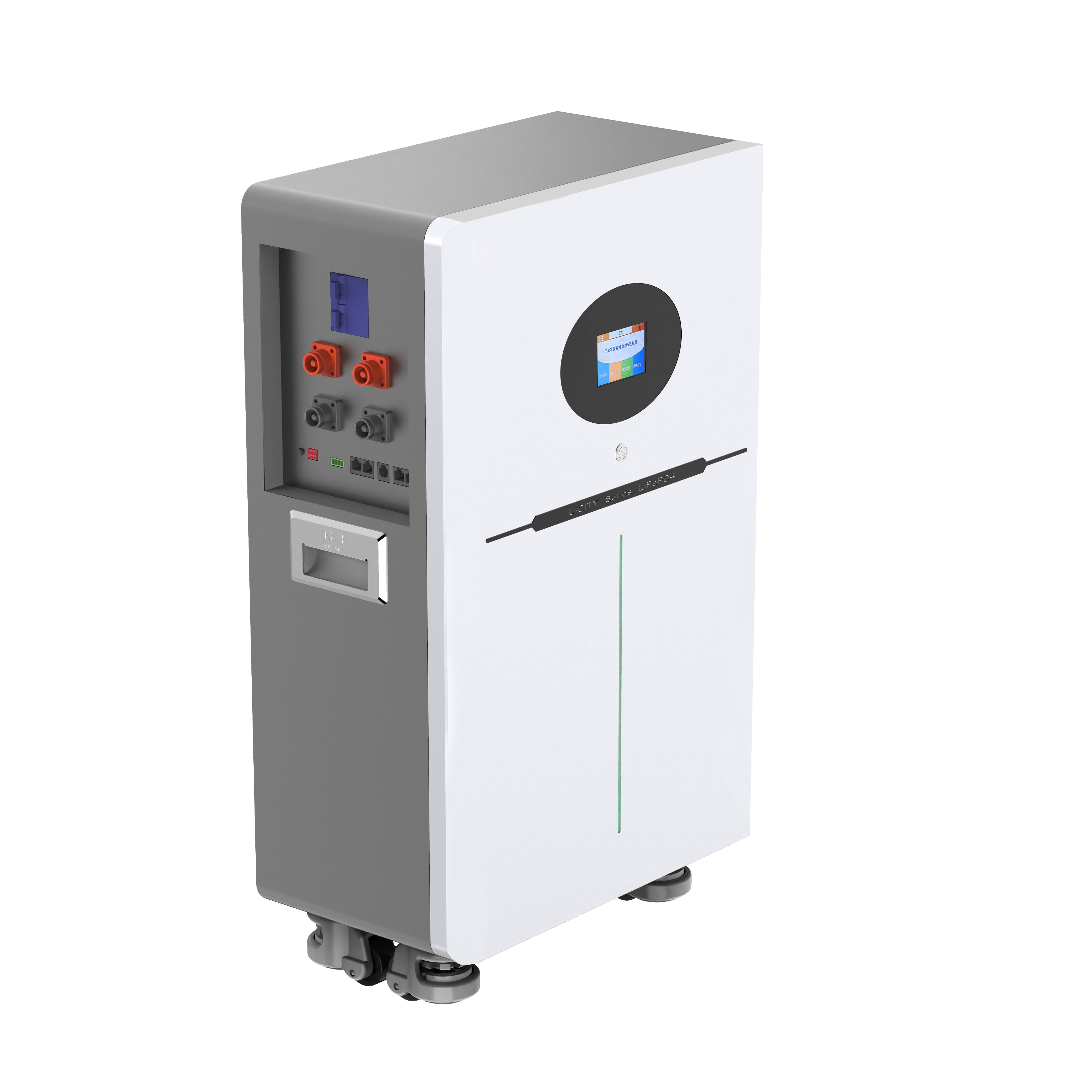 Batterie Lifepo4 debout au sol, 51.2v, 15kwh, 314ah, batterie rechargeable de stockage solaire domestique