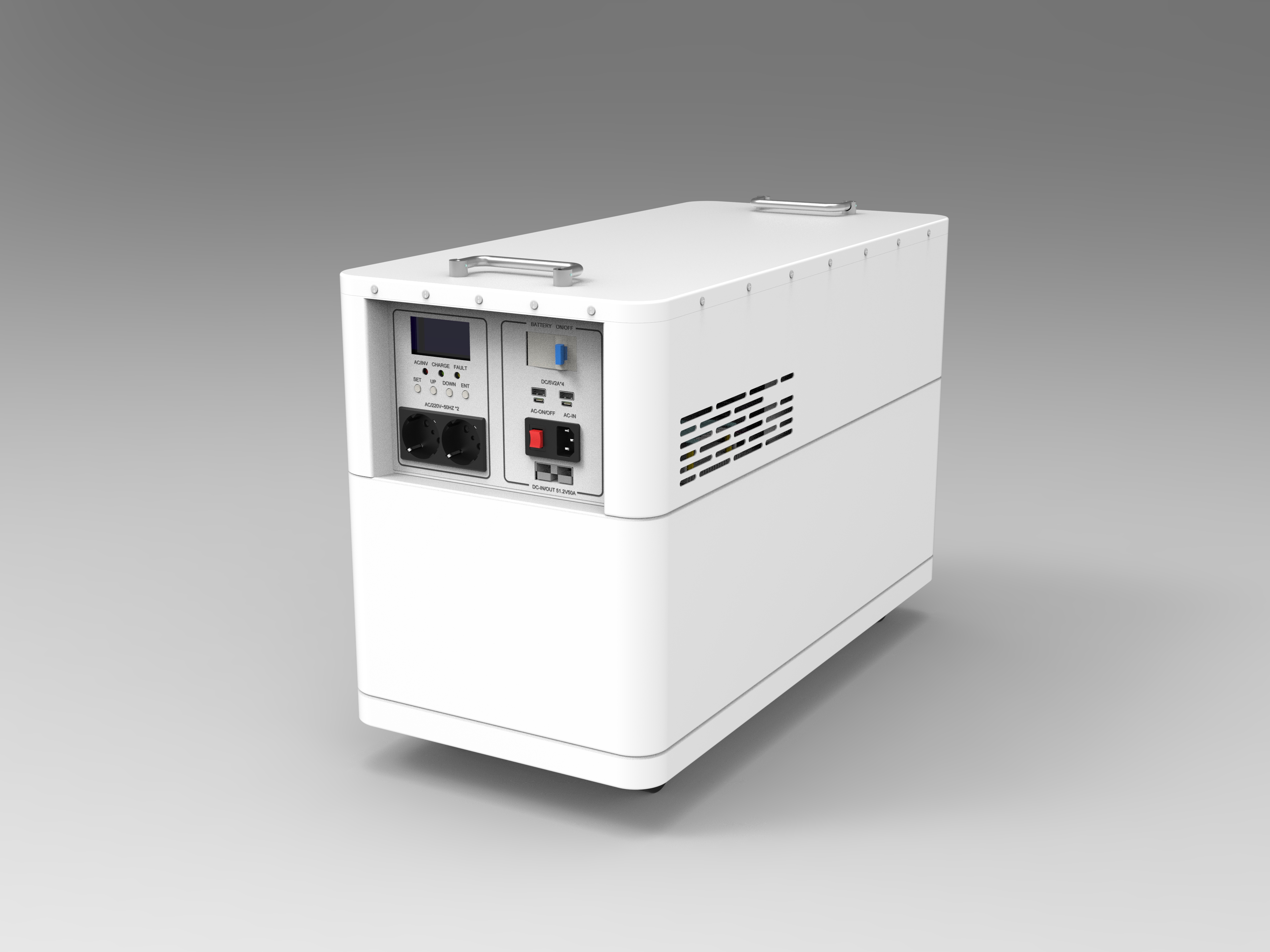 Système de batterie de stockage d'énergie domestique, batterie au Lithium solaire 5KWH 10KWH 51.2V 100AH ​​200AH