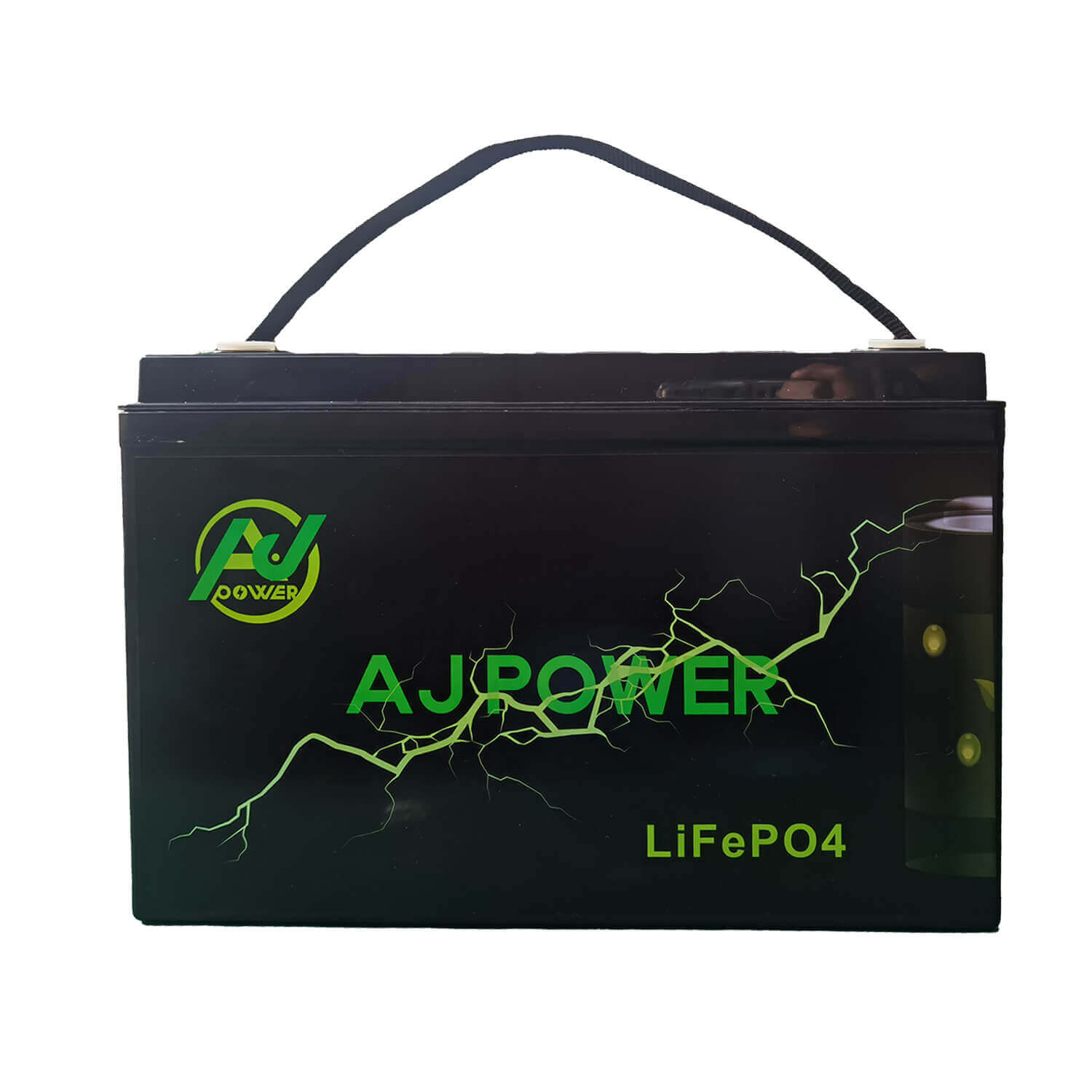 Batterie de chargeur LiFePO4 haute capacité AJ-LFP12V100Ah-remplacement au plomb supérieur