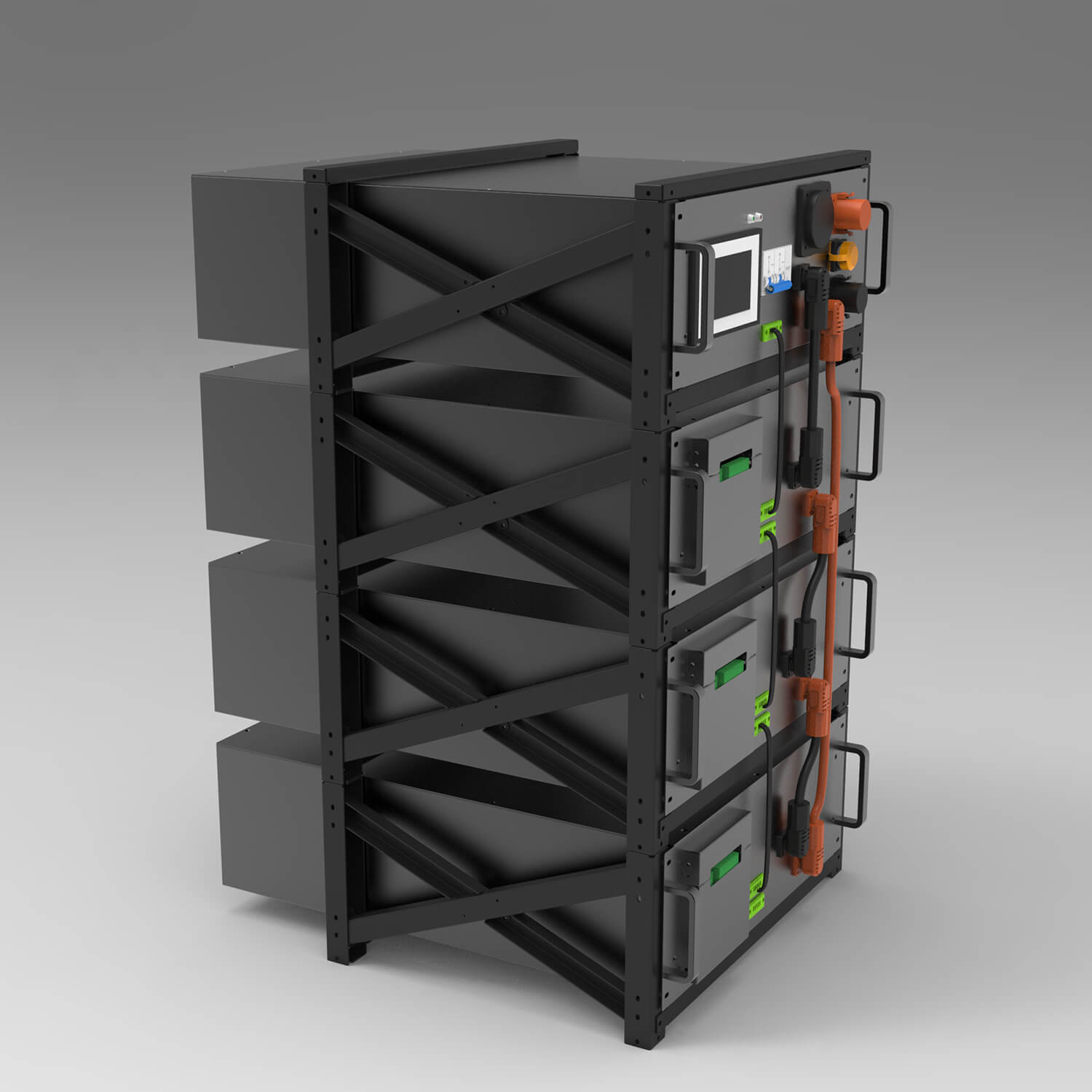 Batterie de stockage d'énergie domestique empilée haute tension 48 V - Alimentez efficacement la maison