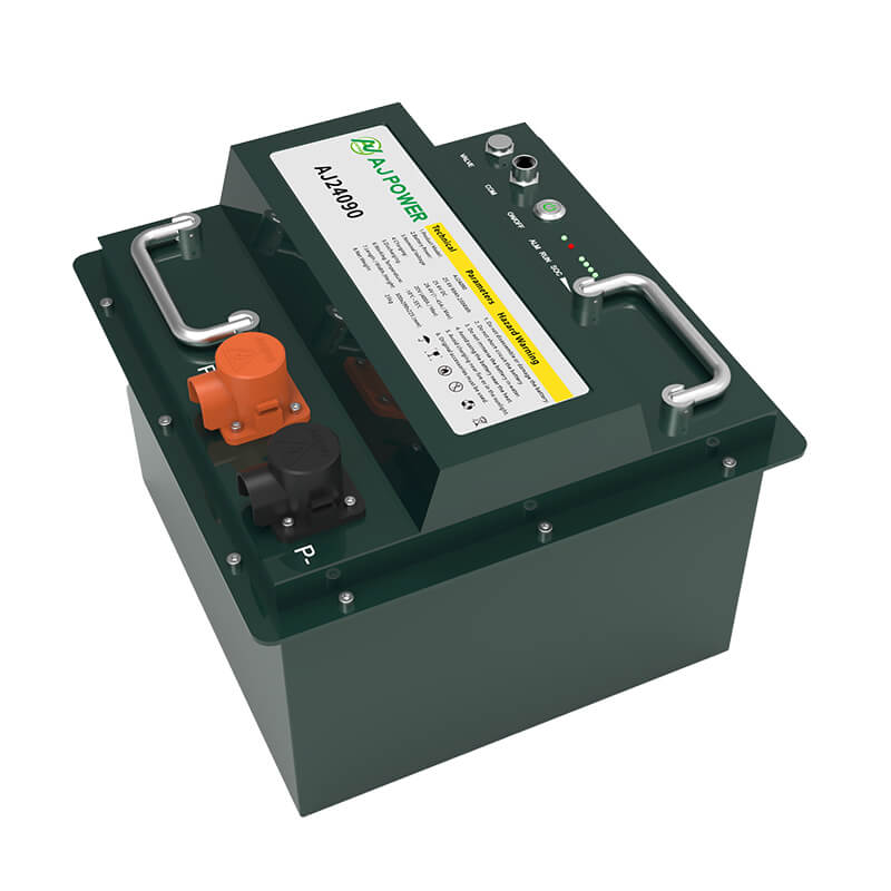 Batterie compacte AJ24090 25,6 V 90 Ah 2,3 kWh pour micro-réseaux solaires