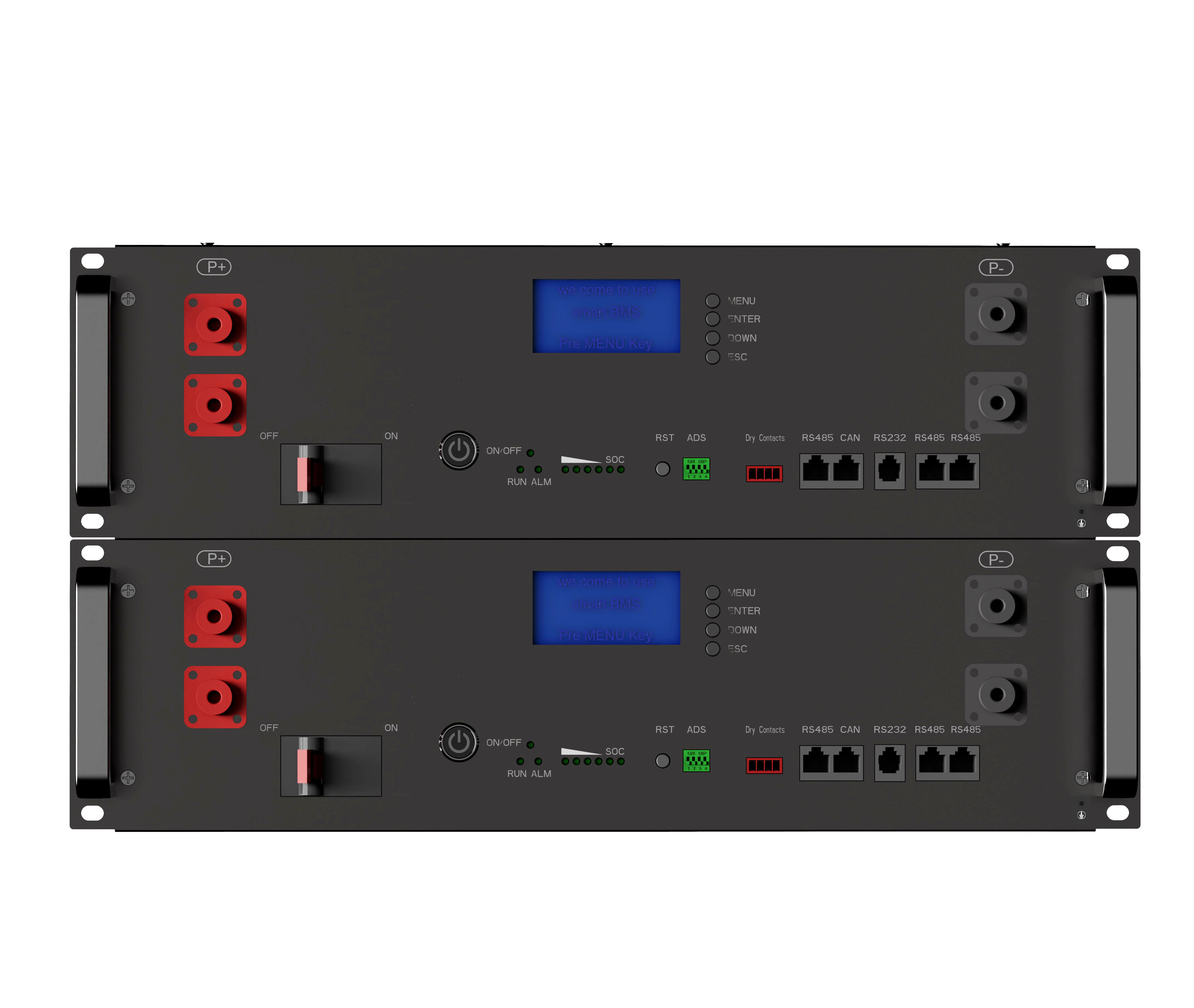 Batterie au lithium montée en rack 