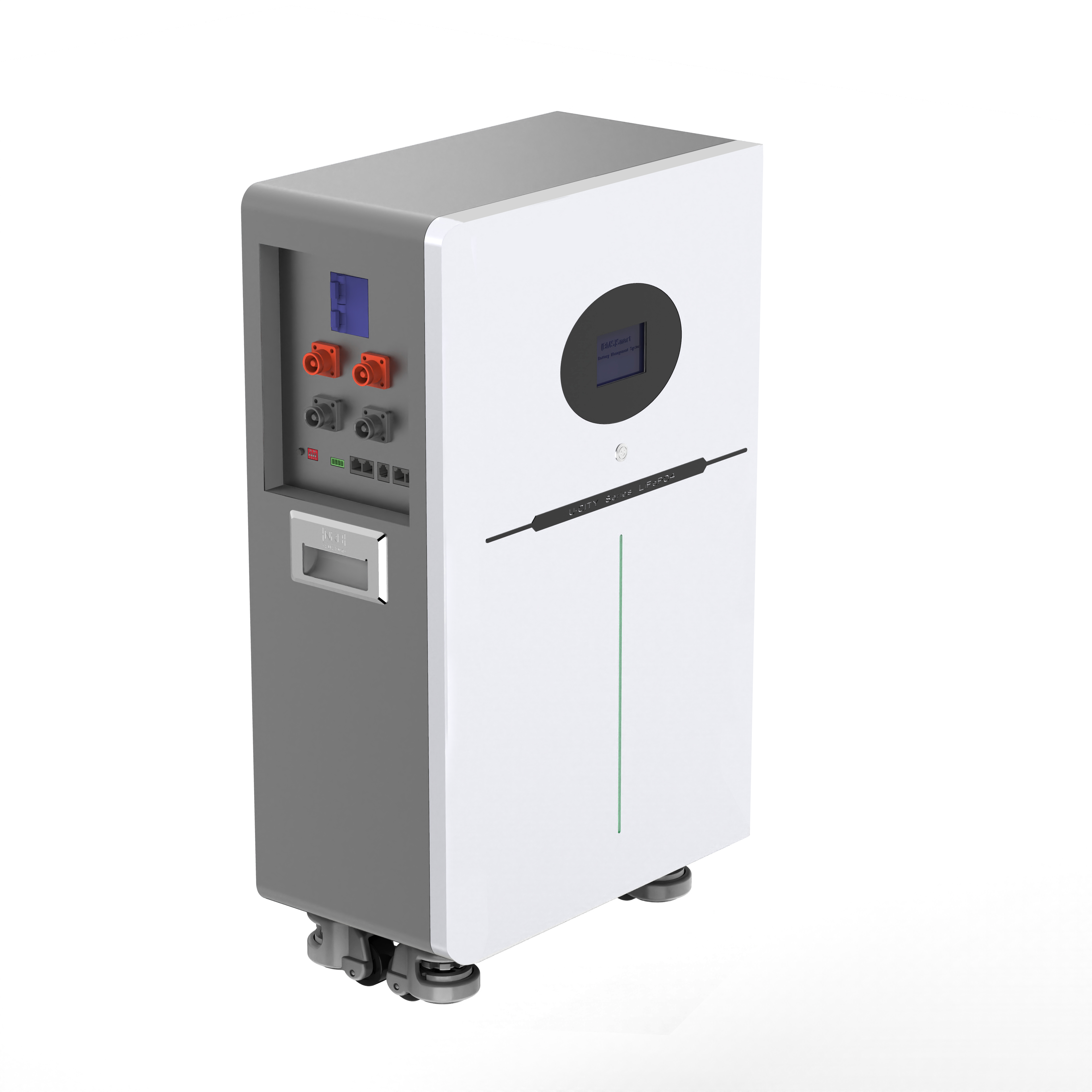 Batterie Lifepo4 debout au sol, 51.2v, 15kwh, 314ah, batterie rechargeable de stockage solaire domestique
