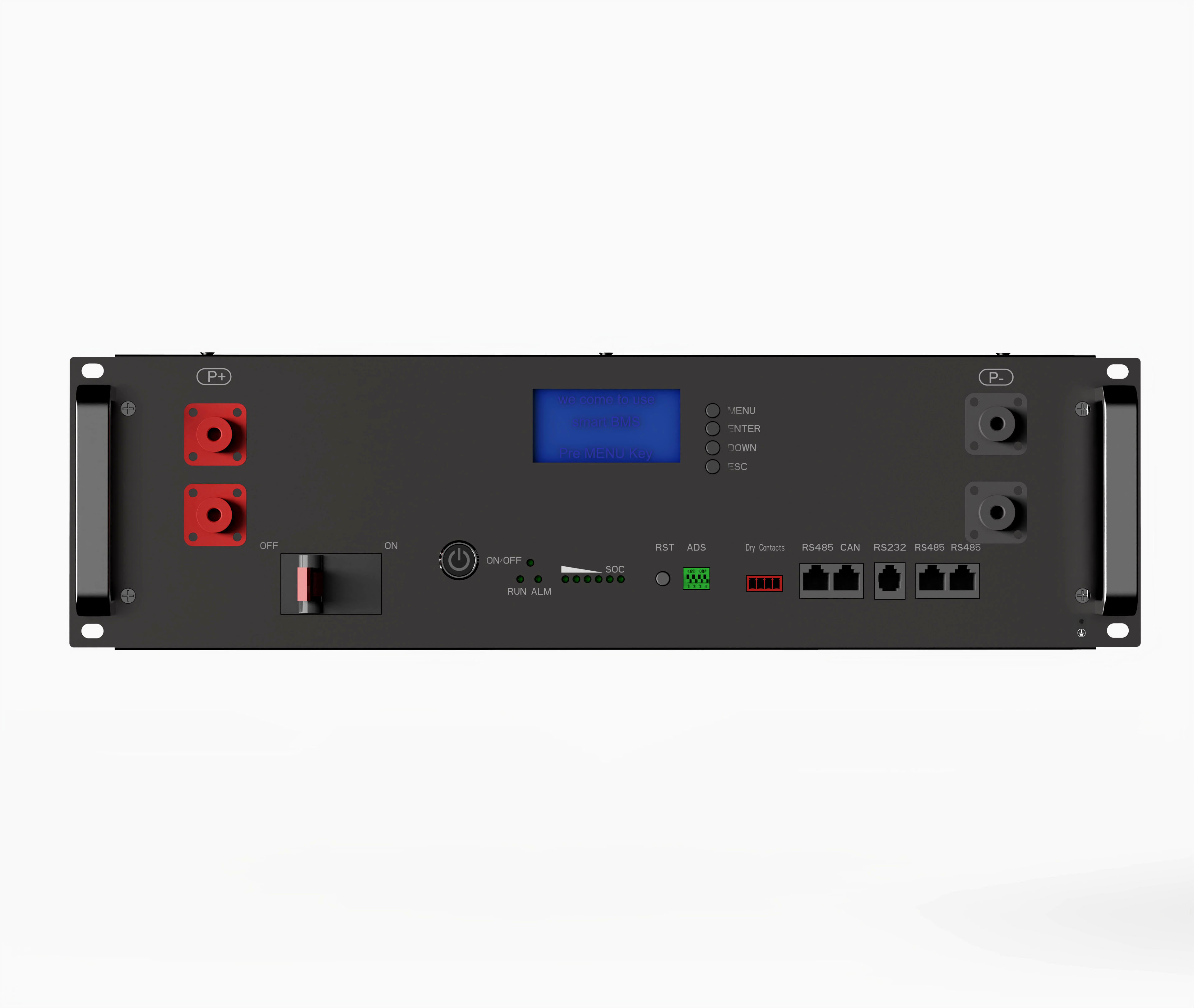Batterie de stockage d'énergie Lifepo4, 51.2v, 100ah, 200ah, 300ah, batterie au Lithium montée en rack