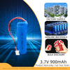 Cellule de batterie Li-ion rechargeable 14500 3,7 V 900 mAh