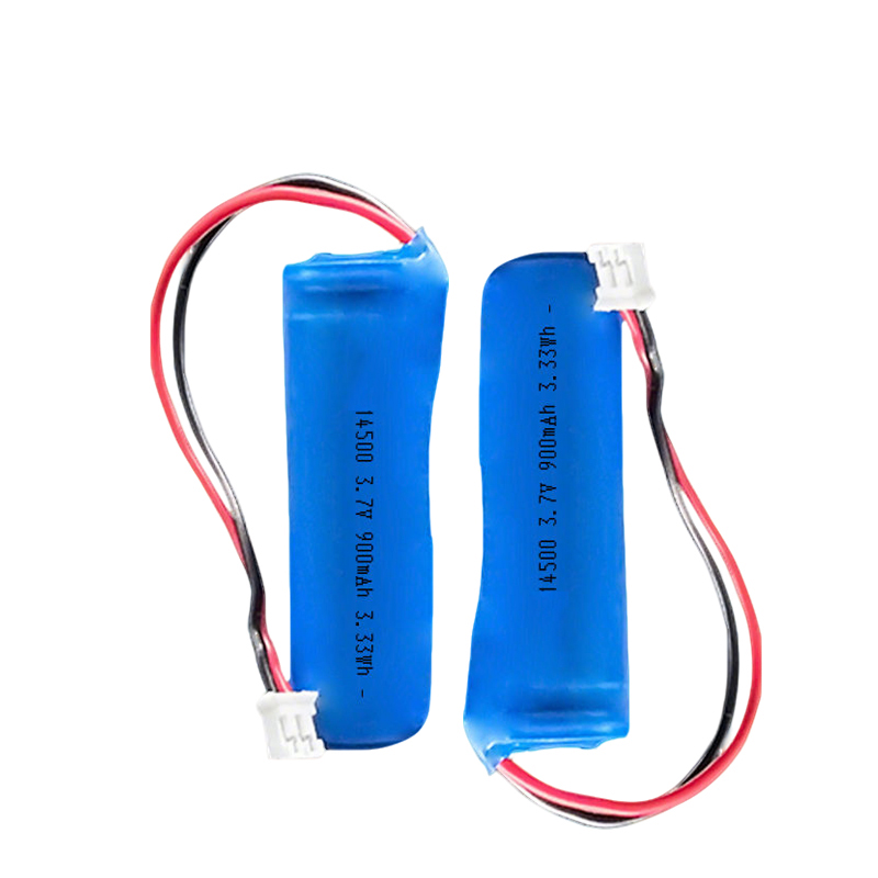 Cellule de batterie Li-ion rechargeable 14500 3,7 V 900 mAh