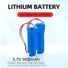 Cellule de batterie Li-ion rechargeable 14500 3,7 V 900 mAh