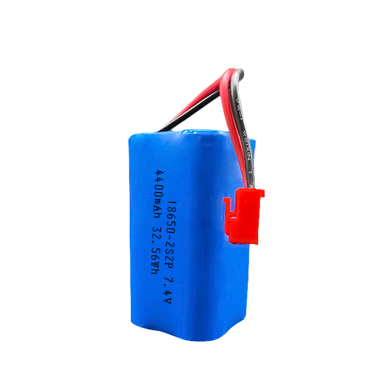 Paquet de batterie au lithium 2s2p 7,4 V 4400 mAh 18650