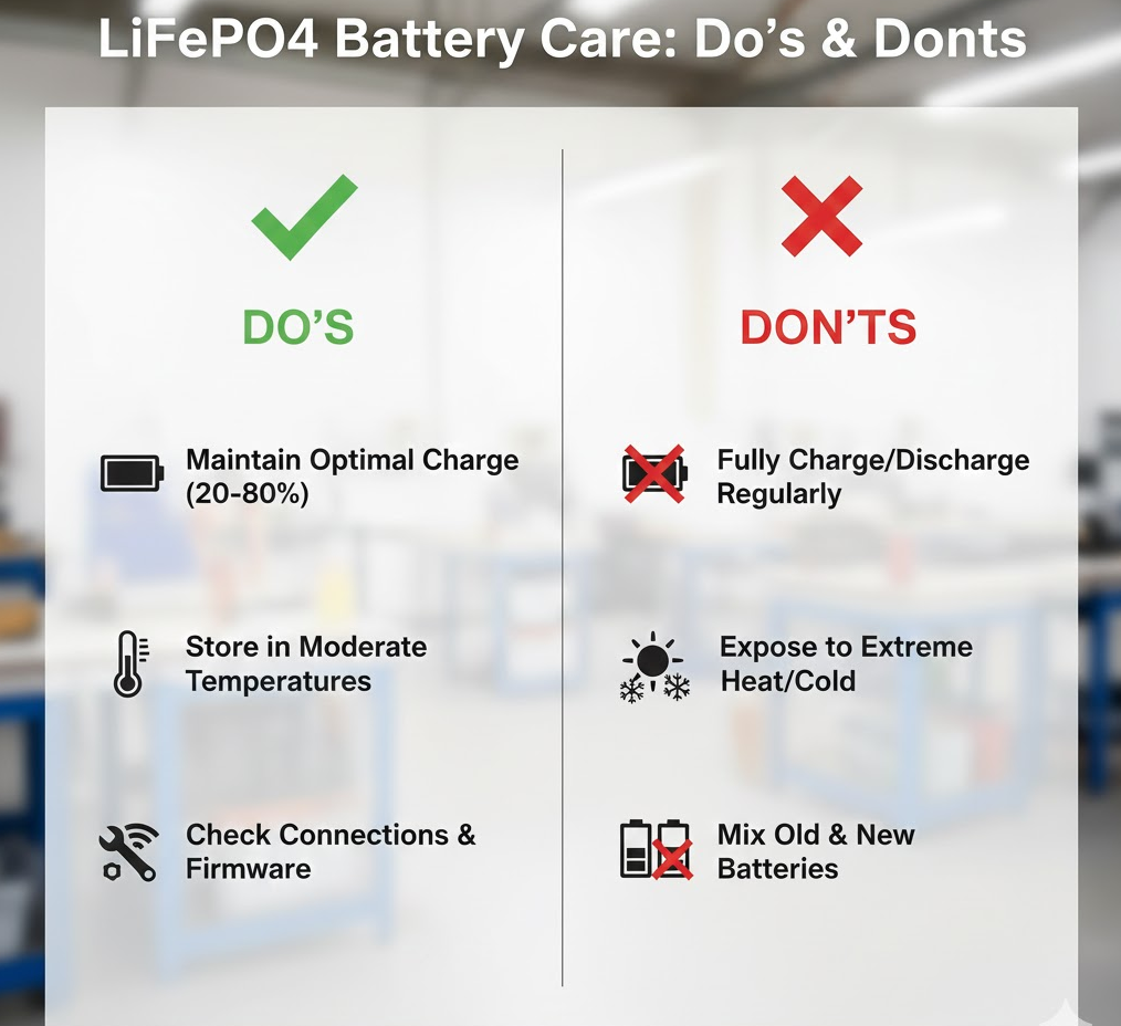 Guide de maintenance&nbsp;: Garder les batteries LiFePO4 en parfait &eacute;tat de sant&eacute;